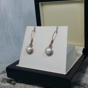 Drop Pearl Earrings